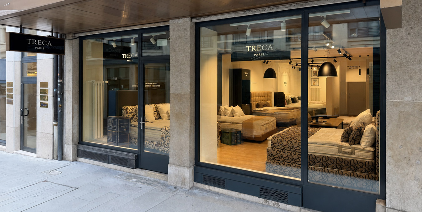 NOUVELLE OUVERTURENotre Boutique Tréca Genève Au cœur de Genève, notre nouvelle boutique Tréca vous accueille dans un écrin raffiné dédié à l’art du sommeil. Un lieu où l’élégance, le savoir-faire artisanal et l’excellence se rencontrent pour vous faire découvrir toute l’exigence de la literie d’exception.